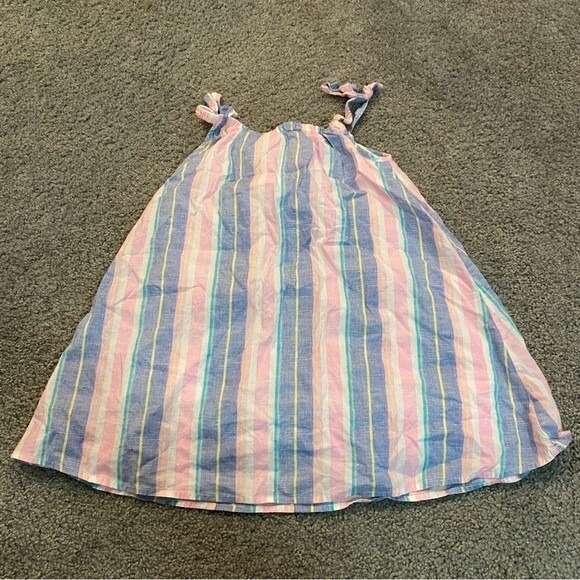 Btween Girls Striped Spaghetti Strap Dress Size 6 - Picture 3 of 3